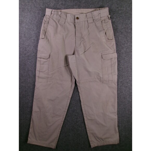 Galls Cargo Pants Men 36X29 Beige Relaxed Fit Straight Leg Utilitarian Tag 36X30 - Picture 1 of 15